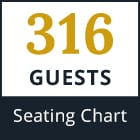 316 Guests Seating Chart