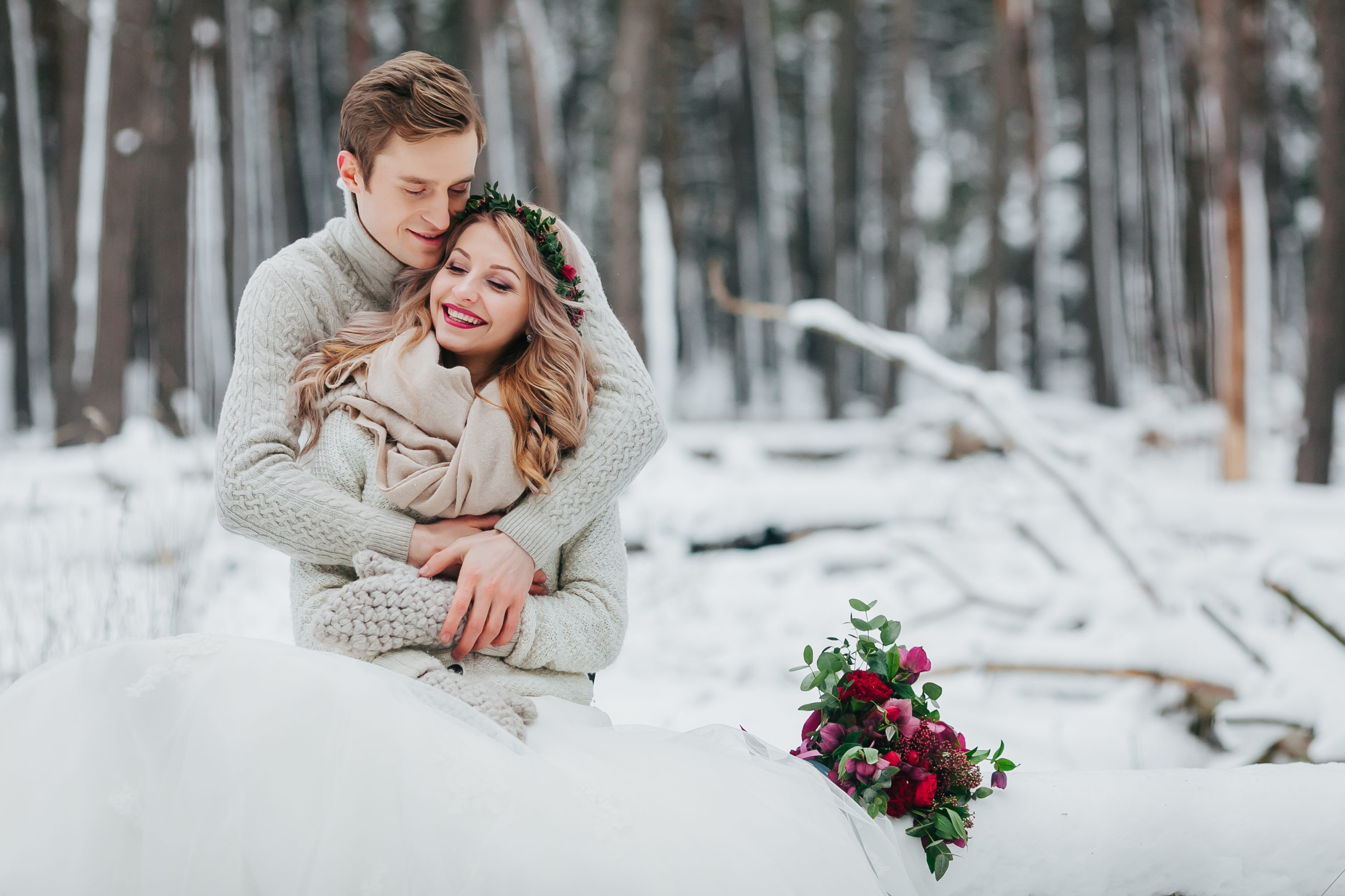 winter casual wedding