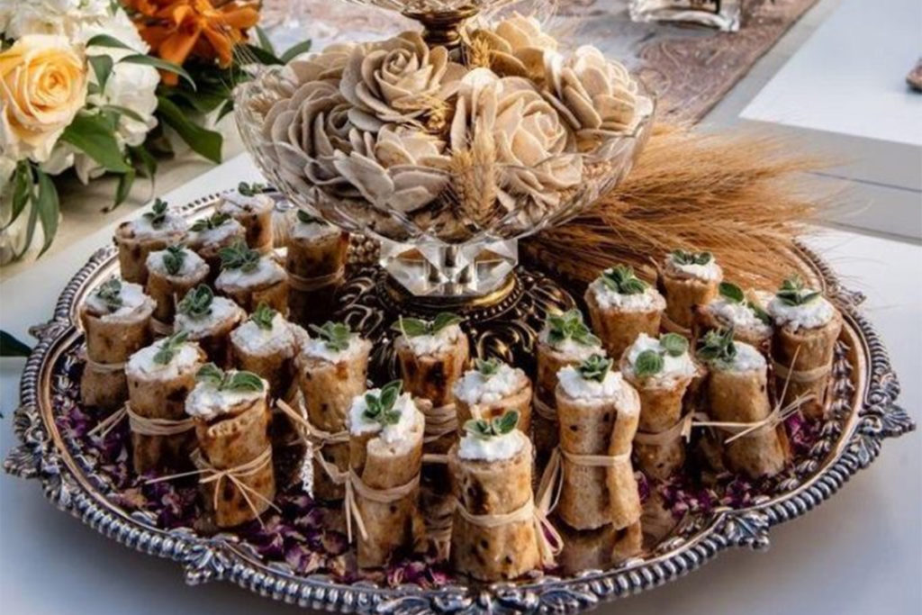 Persian Wedding Table Bread