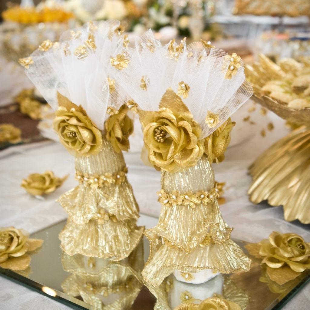 Persian Wedding Table Sugar Cones