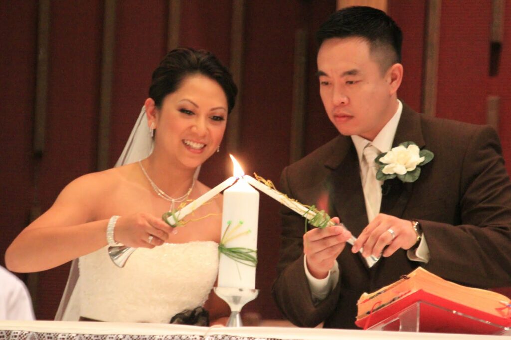 Filipino Catholic Wedding Candle Ceremony