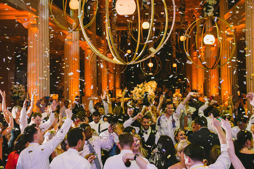 Fun And Unexpected Ideas To Make Your Wedding Reception Stand Out Unique Reception Ideas - Confetti During Wedding Reception