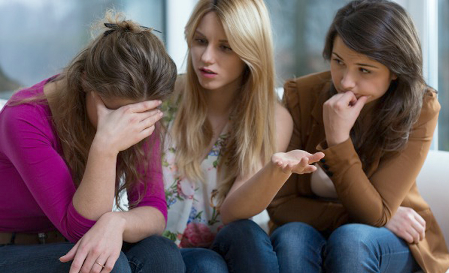 Is Wedding Planning Turning You Into A Bridezilla? Wedding Planning - Friends Comforting A Girl