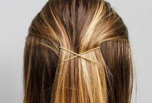 Wedding Day Emergency Kit - Back Of Womans Head With Hair Pins