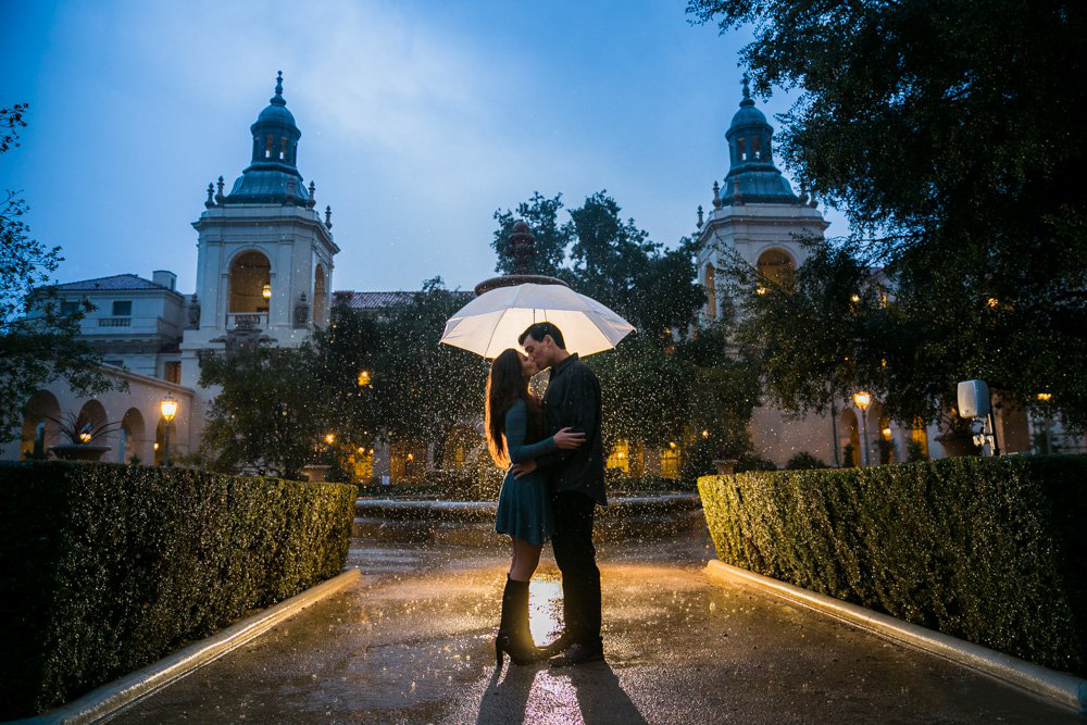 Engagement photos at Pasadena City Hall - Pasadena, CA 
