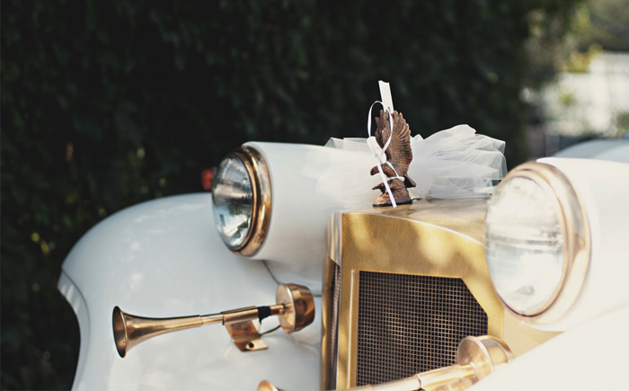 6 Things To Definitely Skip If You’re A Budget Bride Budget Bride - Skip Hiring Car Service - White Antique Car